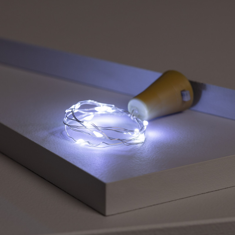 Edit Solar LED String Light for Bottle - Cool White